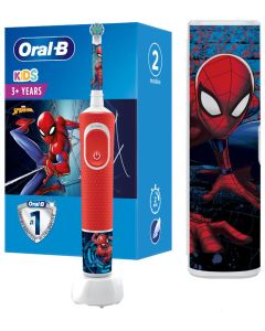 CEPILLO DENTAL BRAUN VITALITY KIDS SPIDERMAN + ESTUCHE