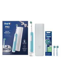 CEPILLO DENTAL BRAUN PRO1 TURQUESA +FUNDA+RECAMBIOS REGALO